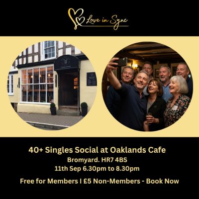 40+ 'No App Just Chat' Oaklands Café. Bromyard