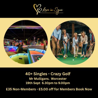 40+ Singles Event - Mr Mulligans Worcester