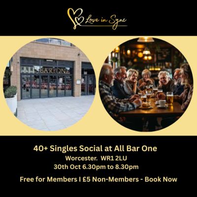 Heading - 40+ 'No App. Just Chat' All Bar One. Worcester