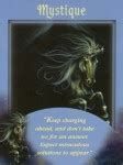 Pulled an Angel Oracle card today - Mystique: Keep charging ahead and don&#039;t take no for an answer, expect miraculous solutions to appear!