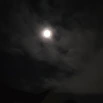 Not often you get a decent Moon picture on your phone! Love the clouds in this....